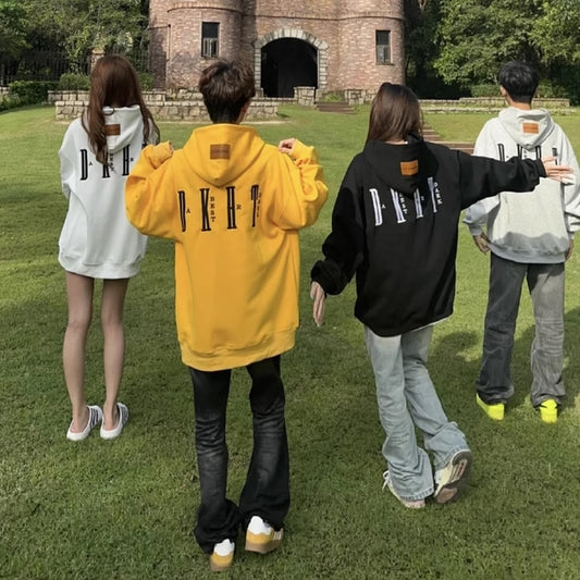 ロゴ パーカー レディース 韓国 トップス 冬 プルオーバー オーバーサイズ フーディー