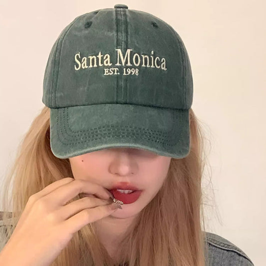 キャップ レディース 韓国 ファッション ヴィンテージ ロゴ ベースボールキャップ ストリート