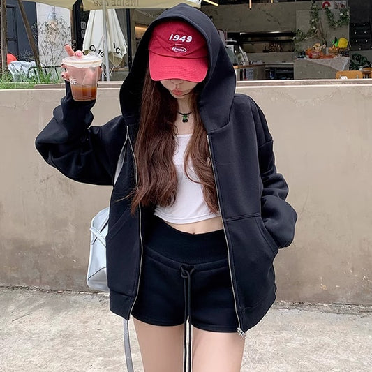 スウェット パーカー セットアップ レディース 韓国 ファッション ショートパンツ ジップ パーカー 上下セット