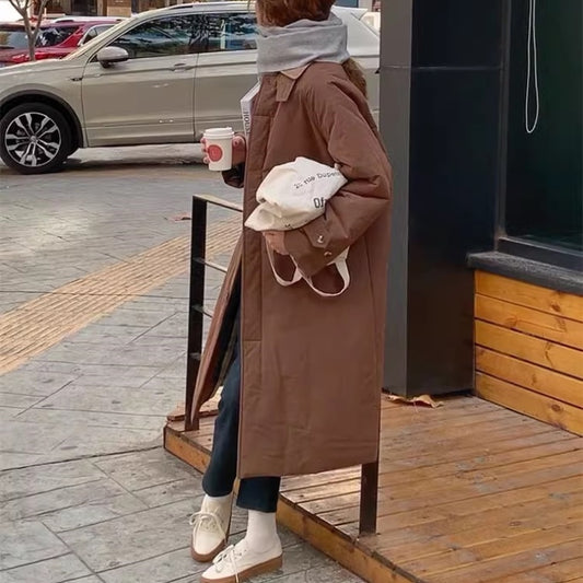 パデット ロングコート レディース 裏地 チェック コート 韓国 ファッション 防寒 アウター