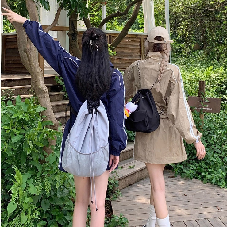 セットアップ レディース ミニスカート レディース ナイロン ジャージ 韓国 サイドライン ナイロン ジャケット ミニスカート 上下セット