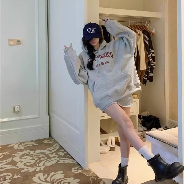 ロゴ パーカー レディース 韓国 ファッション オーバーサイズ プルオーバー パーカー