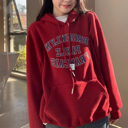 ロゴ パーカー レディース 韓国 ファッション プルオーバー フーディー スウェット トップス