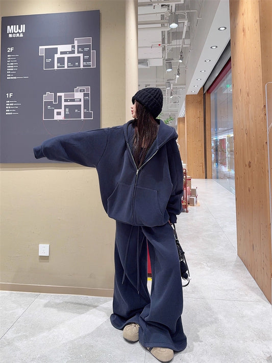 スウェット セットアップ パーカー レディース 韓国 ファッション オーバーサイズ 上下セット