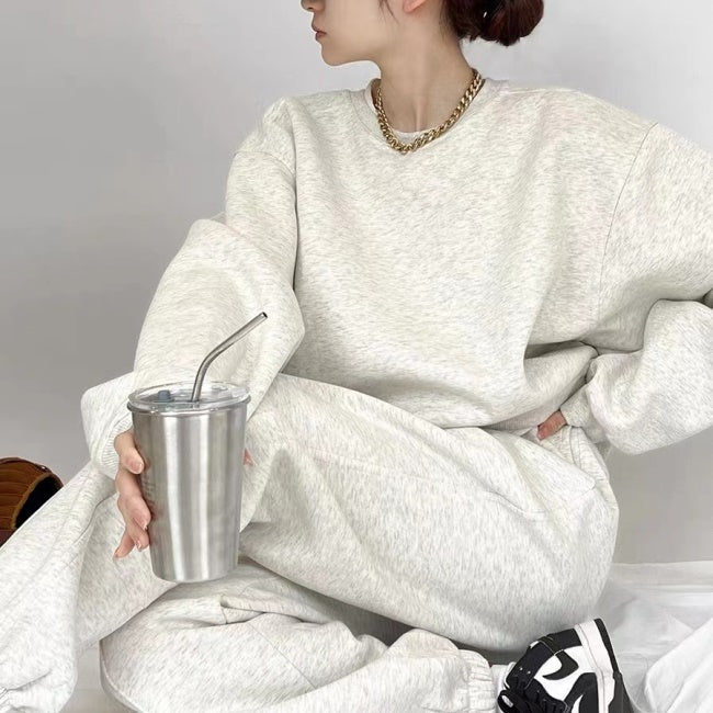 スウェット セットアップ レディース 韓国 オーバーサイズ スウェット ジャージ 上下セット