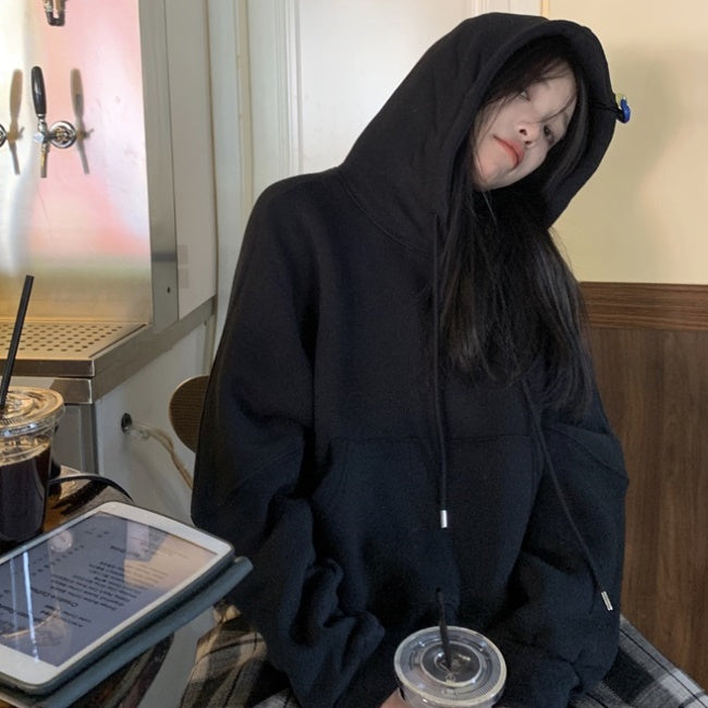 クロップド パーカー レディース オーバーサイズ プルオーバー 韓国 ファッション ショート丈 パーカー 春 トップス