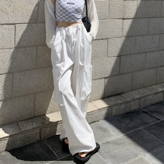 カーゴパンツ レディース パインター ワークパンツ 韓国 ファッション ストリート ミリタリー ワイドパンツ