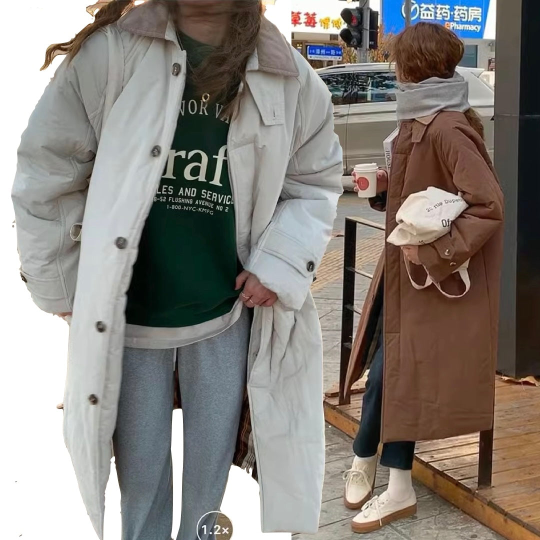 パデット ロングコート レディース 裏地 チェック コート 韓国 ファッション  防寒 アウター
