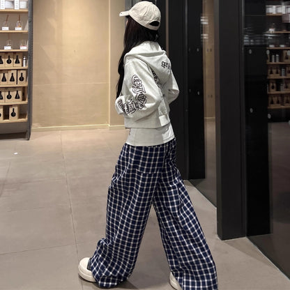 ロゴ パーカー レディース クロップド丈 韓国 ファッション フード 長袖 ロゴ プリント トップス フーディ