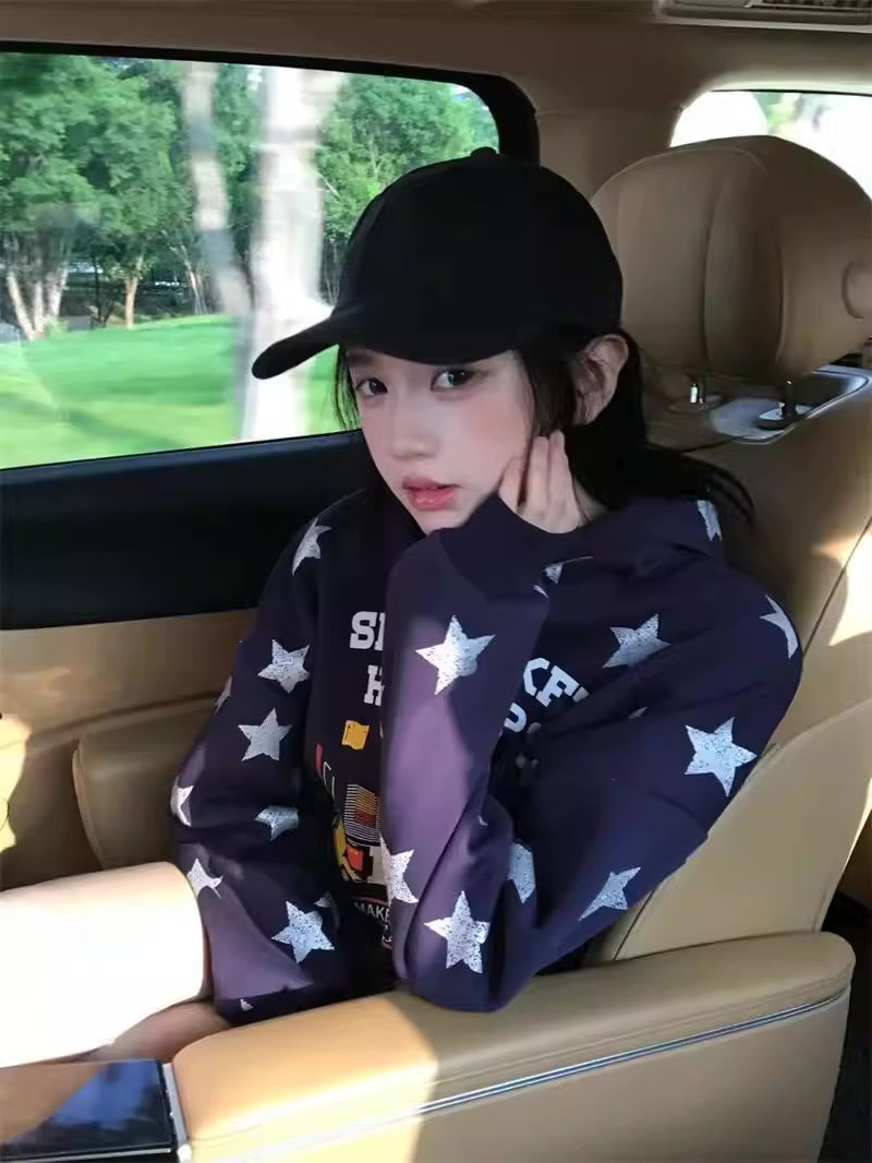 ロゴ プリント パーカー オーバーサイズ ショート丈 韓国 ファッション ストリート フーディー