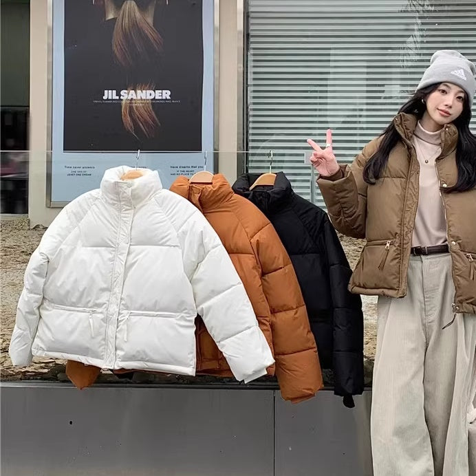 中綿 エコダウン ジャケット レディース 韓国 ファッション オーバー