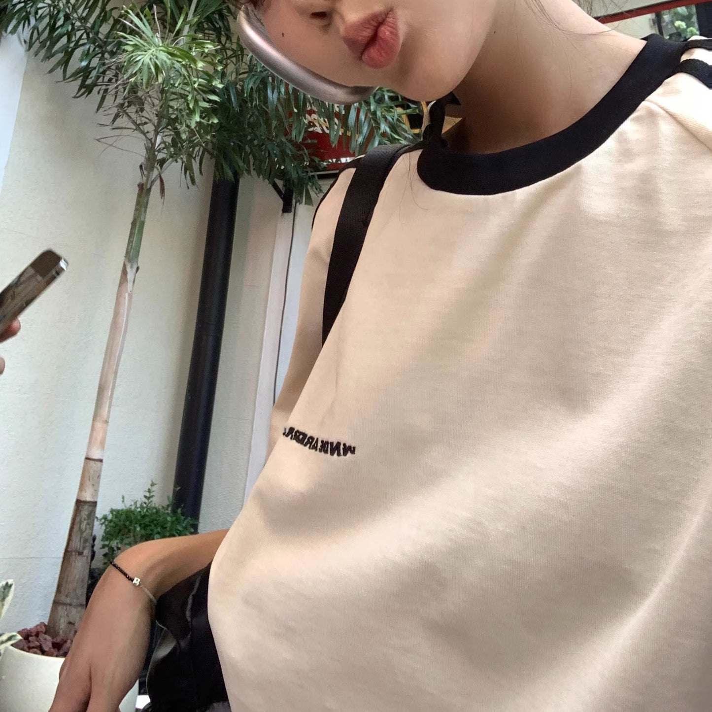 セットアップ レディース Ｔシャツ ハーフパンツ 上下セット 韓国 ファッション ロゴ オーバーサイズ ラインTシャツ ライン ショートパンツ 上下セット