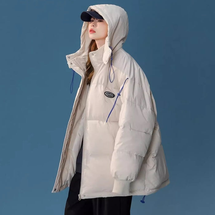 中綿 ジャケット レディース 韓国 ファッション エコダウン 防寒アウター 冬ジャケット オーバーサイズ ジャケット