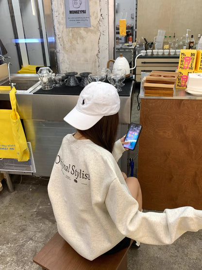 ロゴ スウェット レディース 韓国 ファッション アメカジ トレーナー オーバーサイズ シルエット