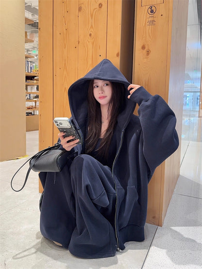 スウェット セットアップ パーカー レディース 韓国 ファッション オーバーサイズ 上下セット