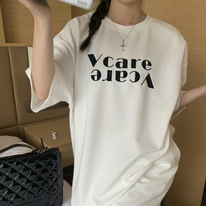 セットアップ レディース 韓国 Tシャツ ショートパンツ 上下セット 夏 ロゴプリント  ハーフパンツ スポーツミックス