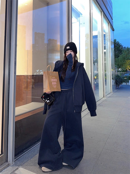 スウェット セットアップ パーカー レディース 韓国 ファッション オーバーサイズ 上下セット