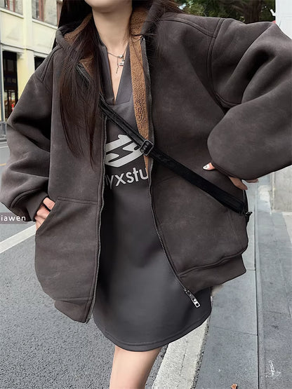 オーバーサイズ ロゴ ロンT シャツ 韓国 レディース アメリカン レトロ スポーティ ビッグシルエット トレーニングウェア