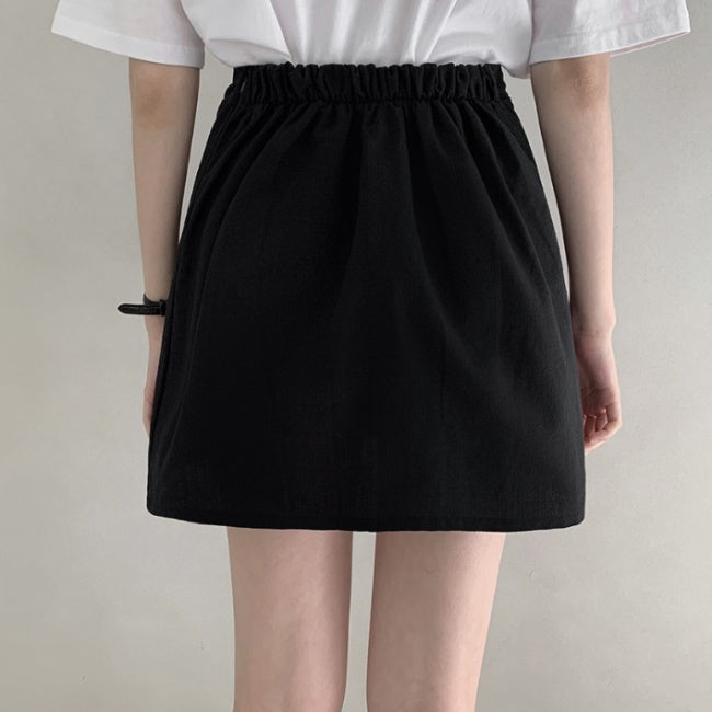 セットアップ レディース 韓国 ファッション ミニスカート 半袖