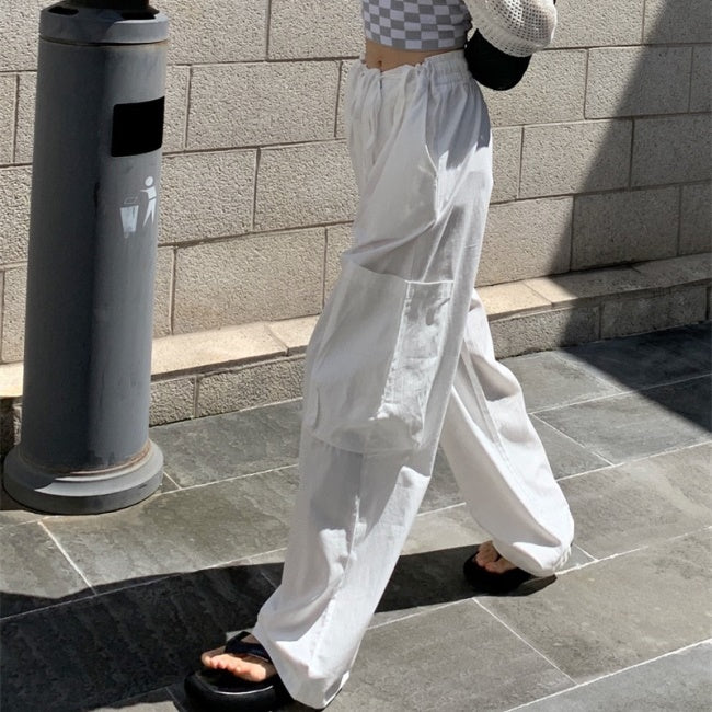 カーゴパンツ レディース パインター ワークパンツ 韓国 ファッション ストリート ミリタリー ワイドパンツ