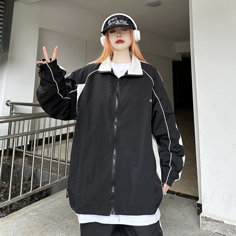 ナイロン ジャージ セットアップ レディース 韓国 ファッション