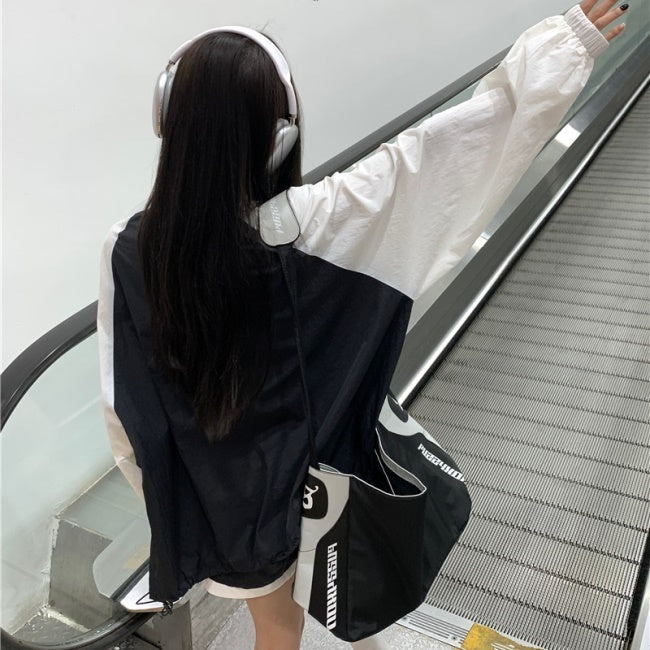 ナイロン セットアップ レディース 韓国 ファッション ナイロンジャケット ショートパンツ  上下セット