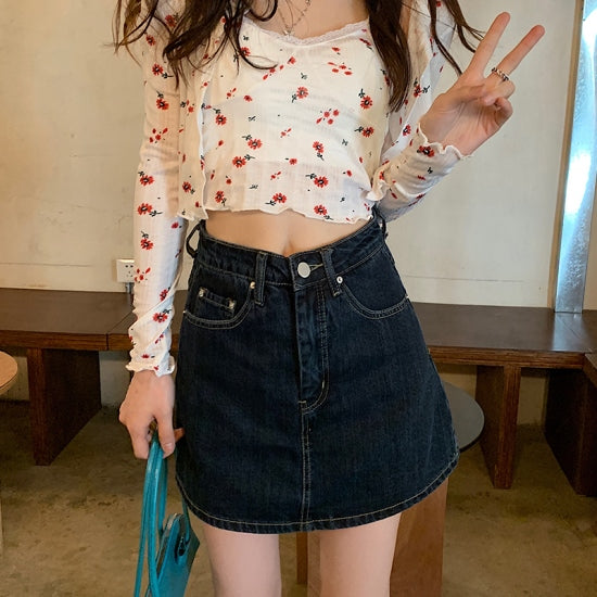 デニム ミニスカート ショートパンツ レディース 韓国ファッション キュロットパンツ 夏服 レディース